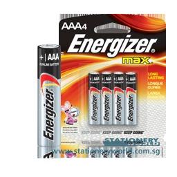 Energizer AAA Battery E92 Pack of 4