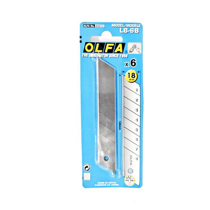 OLFA Spare Blades Pack of 6 AB6
