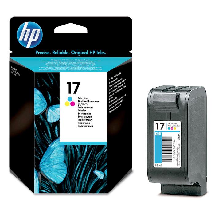 HP 17 Tricolour Ink Cartridge C6625A