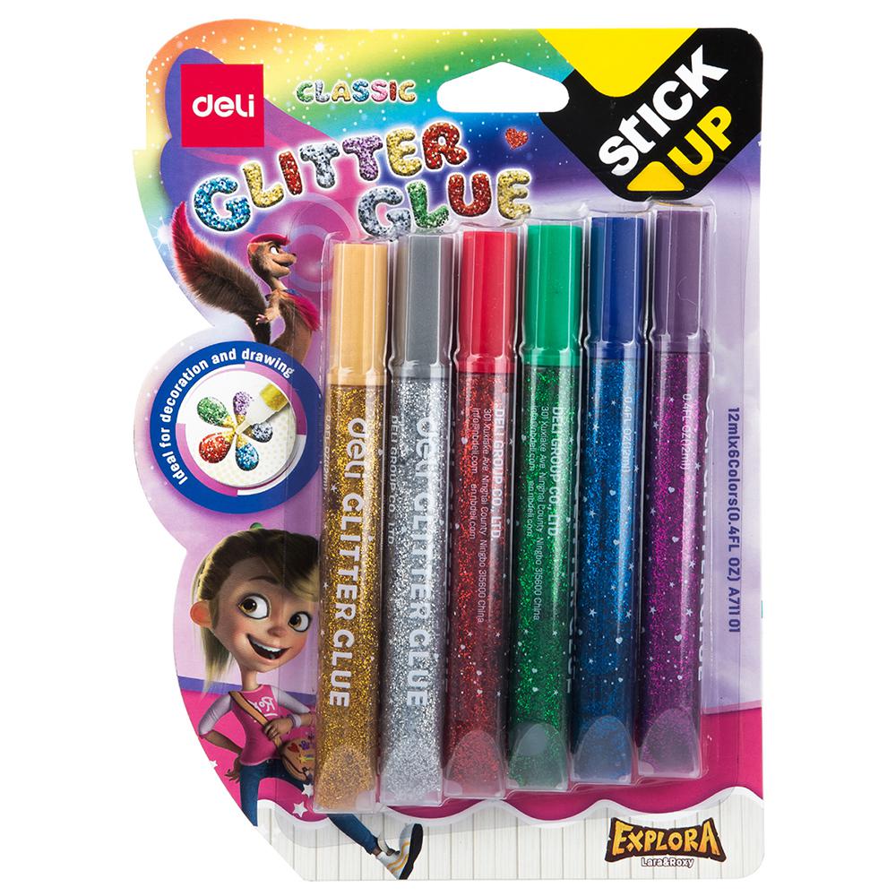 Deli Classic Glitter Glue 12ml EA71101