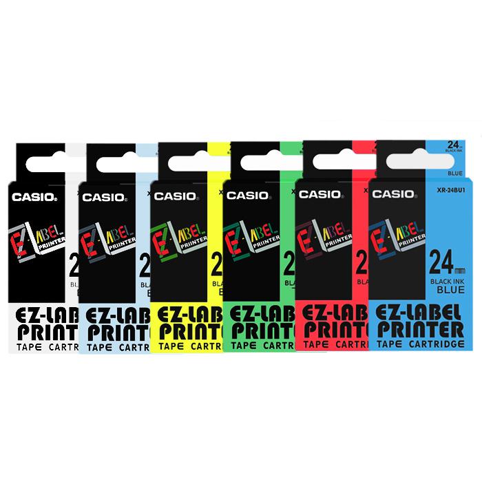 Casio EZ Label Printer Tape Cartridge 24mm XR-24