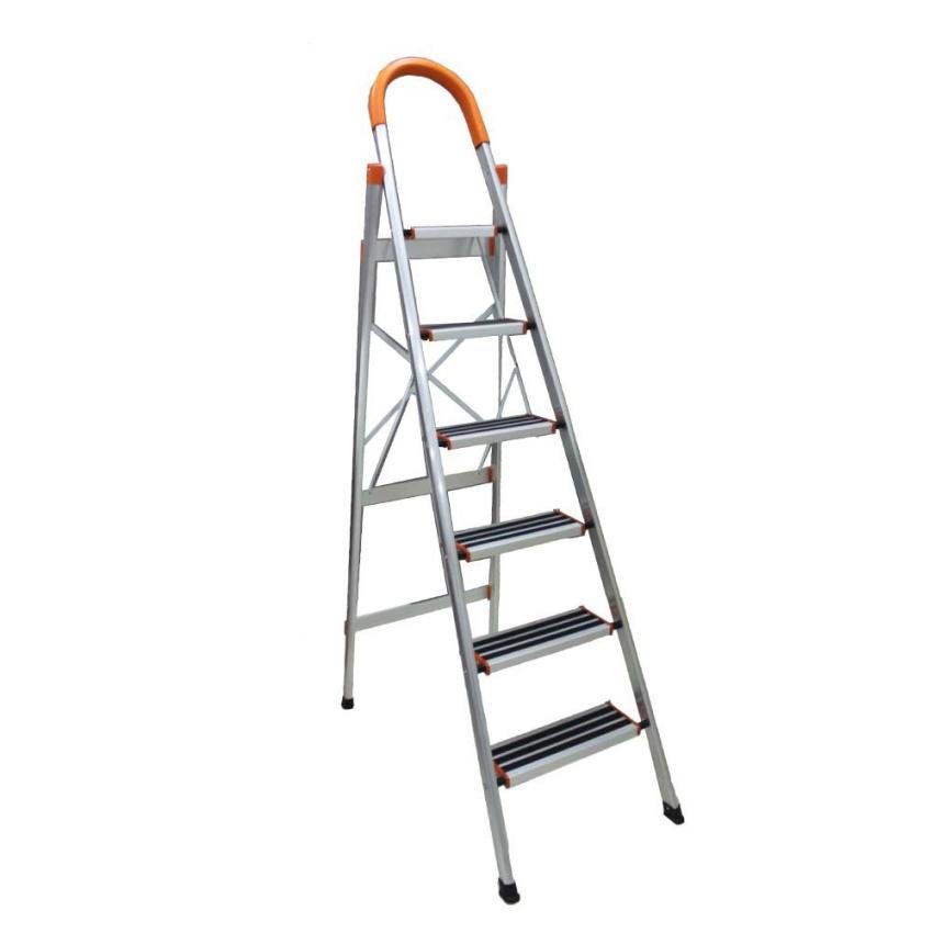 Stainless Steel 6 Step Ladder LSS06