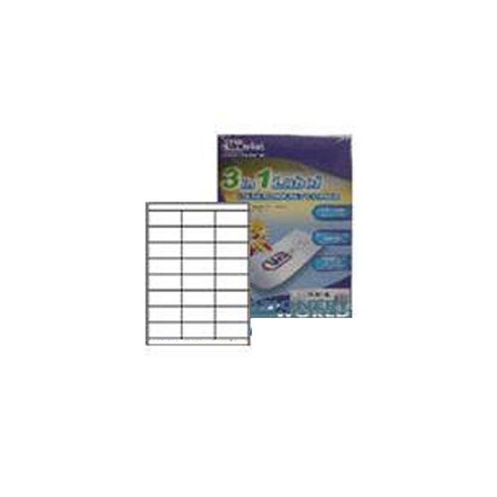 Unistat 3 in 1 Laser White Labels 70 x 35mm U4429
