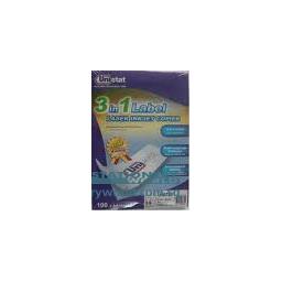 Unistat 3 in 1 Laser White Labels 70 x 37mm U4464