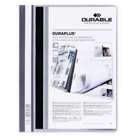 Durable Clear View Management File A4 Grey 2579