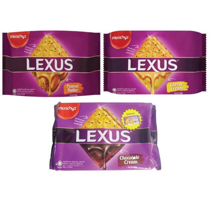 Munchy's Lexus Sandwich Calcium Crackers 190g