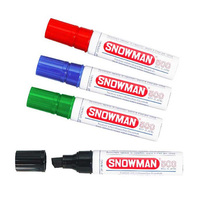 SNOWMAN Jumbo permanent markers - broad tip - Alex Distributors NZ Ltd