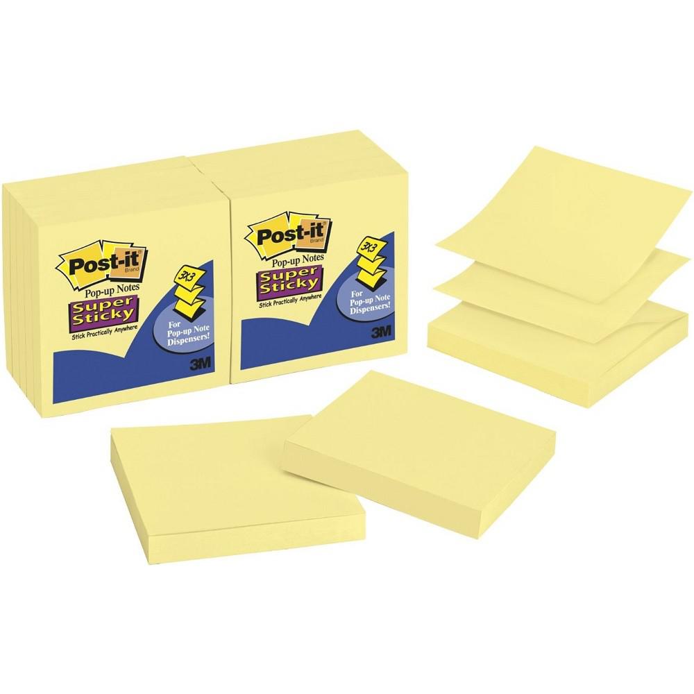 3M Post-it Notes Super Sticky Pop Up R330-12SSCY