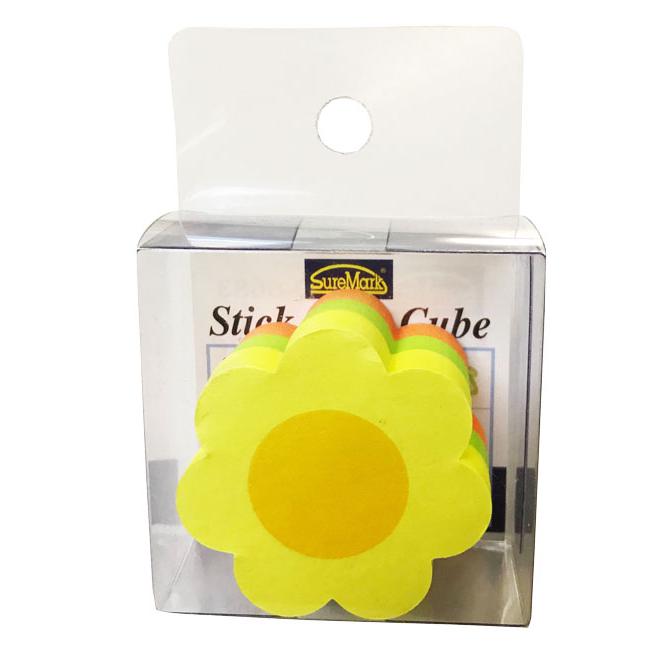 Suremark Stick Mini Note Cube Flower SQ-6683