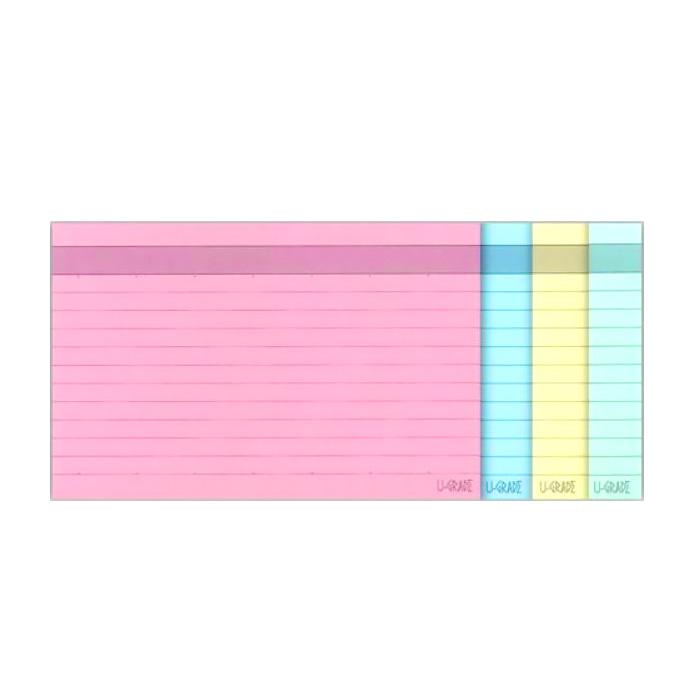 Colour Index Card Line Ruled 4 x 6 Inch CA-CC46/BCCR64
