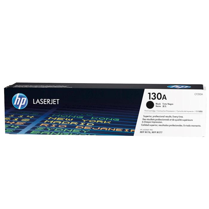HP 130A Black Original LaserJet Toner Cartridge CF350A