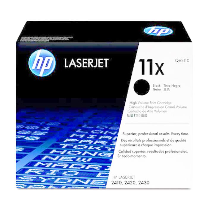 HP 11X Black Original LaserJet Toner Cartridge Q6511X