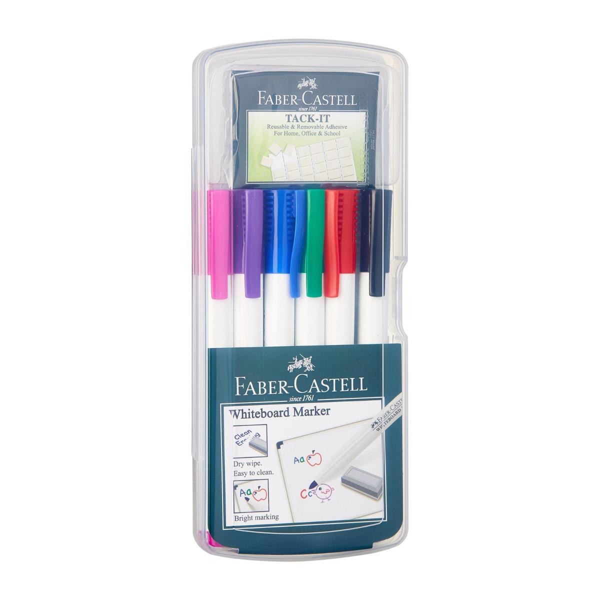 Faber-Castell 1560 Slim Whiteboard Marker Pack of 6 MK156077