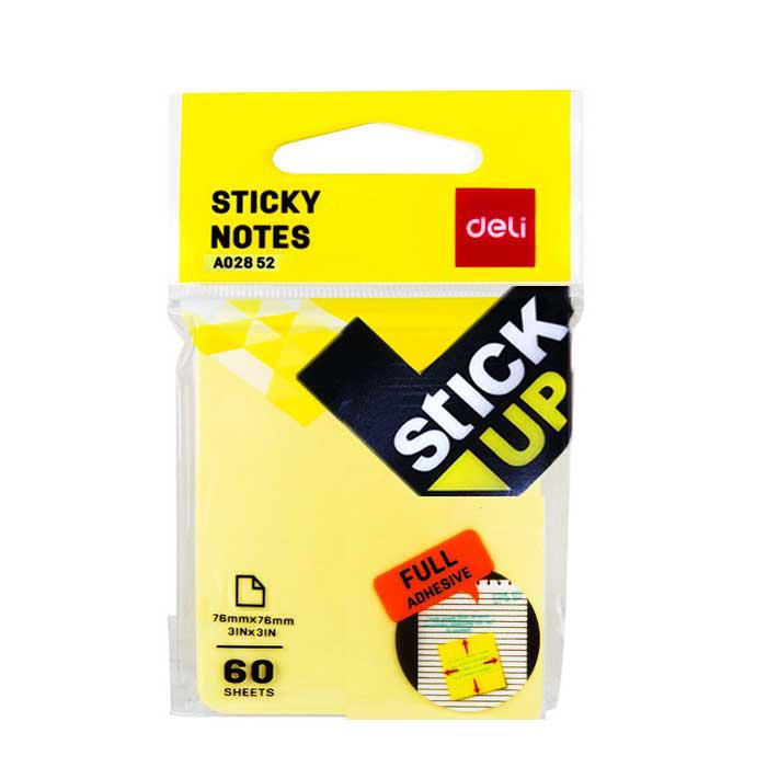 Deli Full Adhesive Sticky Note 76 x 76mm EA02852