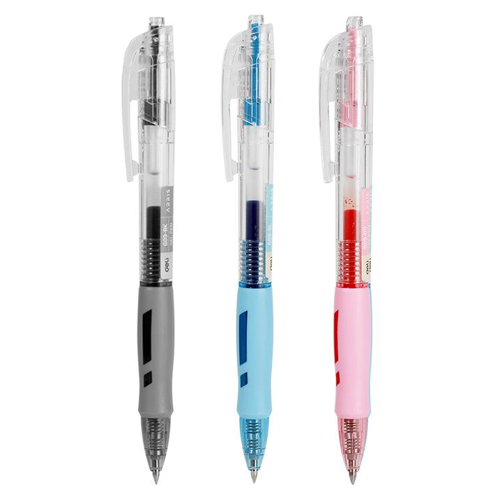 Deli Retractable Gel Pen 0.5mm EG09