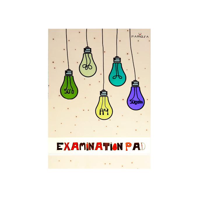 Examination Writing Pad A4