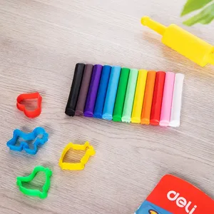 Deli Plasticine 12 Colors ED75041-CN 5