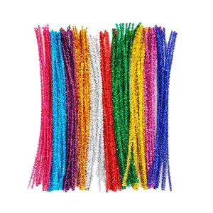 Glitter Pipe Cleaner Assorted Color 30cm (Pack of 100) 0