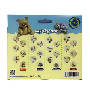 Cheers Rubber Clay 12 Pastel Colors 2