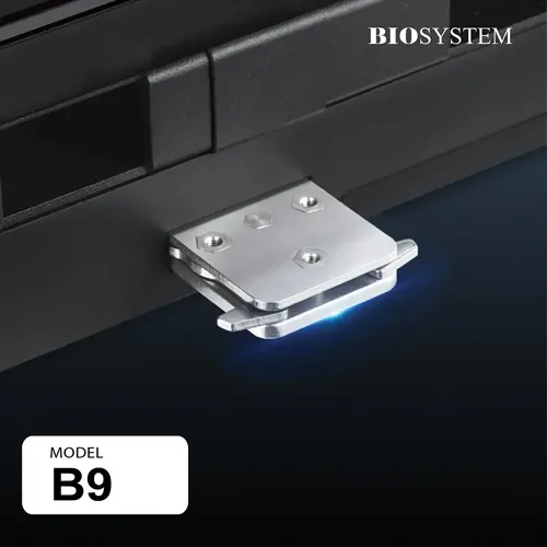 Biosystem B9 Smart Glass Door Lock - Black 3