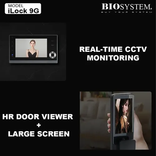 Biosystem iLock 9G (B) Wooden Main Doors / Entrance Doors - Black 4