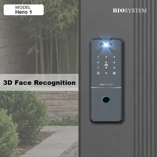Biosystem Hero 1 Smart Glass Door and Gate Lock - Black 2
