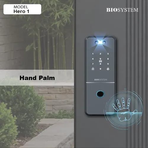 Biosystem Hero 1 Smart Glass Door and Gate Lock - Black 4