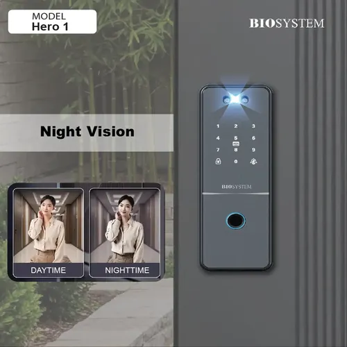 Biosystem Hero 1 Smart Glass Door and Gate Lock - Black 7