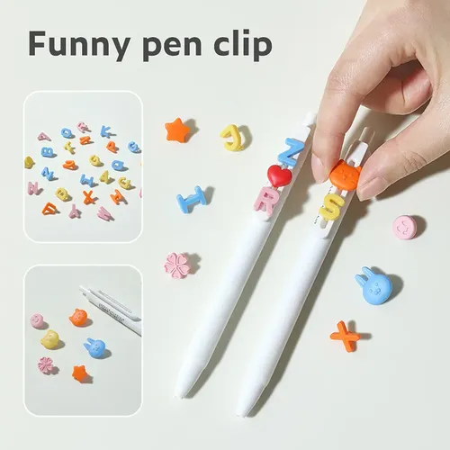Deli Nusign Retractable Gel Pen 0.5mm Bullet Tip - Blue (ENS888-1BL) 2