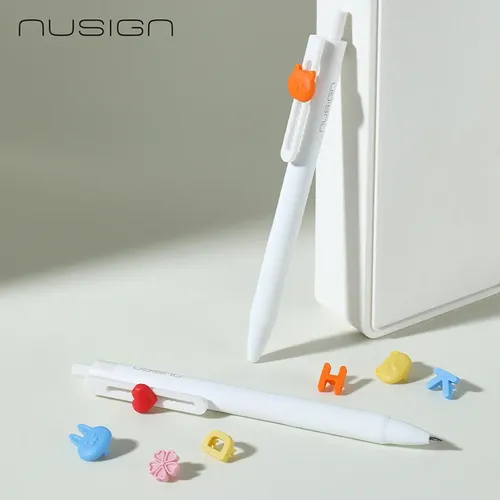 Deli Nusign Retractable Gel Pen 0.5mm Bullet Tip - Blue (ENS888-1BL) 7