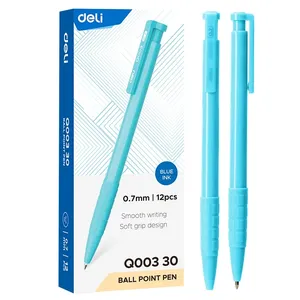 Deli Retractable Ballpen 0.7mm EQ003 4