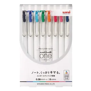 Uni Uni-ball One 8 Color Ballpoint Pen Set 0.38mm 0