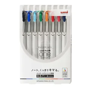 Uni Uni-ball One 8 Color Ballpoint Pen Set 0.5mm 0