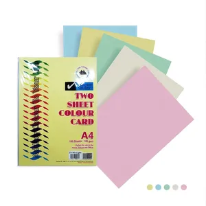 Battle Ship Two Sheet Colour Card 120gsm A4 100 Sheets Mix Light 2