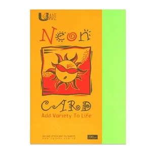 U-Grade Neon Card 200g A4 0