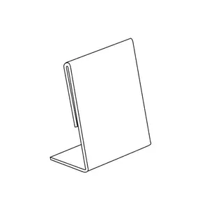 Suremark Acrylic Leaflet Holder A4 Vertical SQ-1341 2