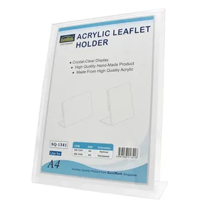 Suremark Acrylic Leaflet Holder A4 Vertical SQ-1341 0