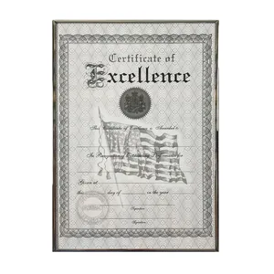 Centre Nikel Plated Metal Frame YT-261 A4 Silver 0