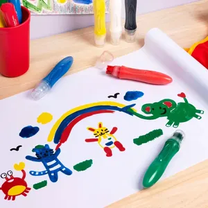 Faber Castell Little Creatives Jumbo Washable Squeeze Paintbrushes Box of 6 PL37010230 4