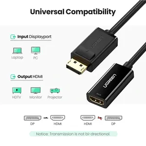 UGREEN DisplayPort Male to HDMI Female Converter Slim Cable 4Kx2K/30Hz 40363 3