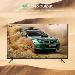 UGREEN DisplayPort Male to HDMI Female Converter Slim Cable 4Kx2K/30Hz 40363 7