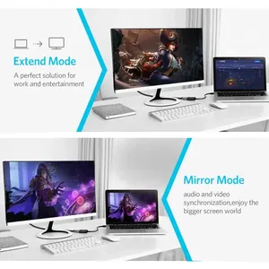 UGREEN Mini DisplayPort Male to HDMI Female Converter Cable 18cm Black Plastic 4Kx2K/30Hz MD112-40360 4