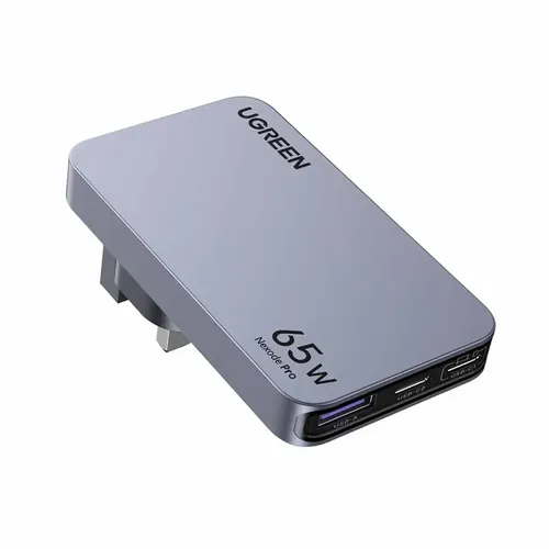 UGREEN X753-25356 Nexode Pro 65W GaN Charger 3-Port (2C1A Fast Charge Ultra Slim) 3
