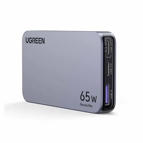UGREEN X753-25356 Nexode Pro 65W GaN Charger 3-Port (2C1A Fast Charge Ultra Slim) 0