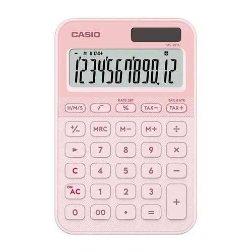 Casio MS-20YC Desktop Calculator - 12 Digit Large Display 8