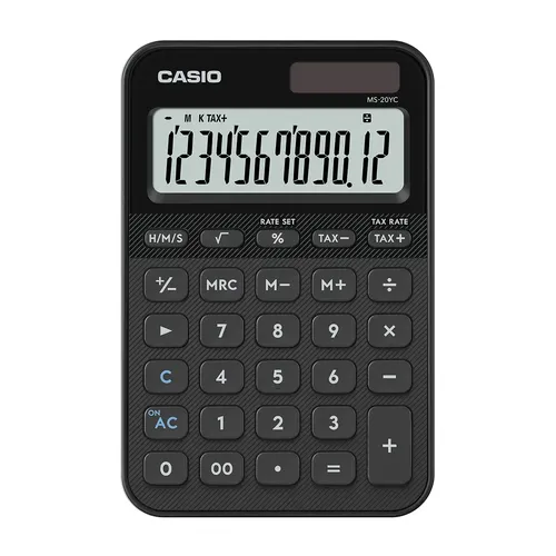 Casio MS-20YC Desktop Calculator - 12 Digit Large Display 4