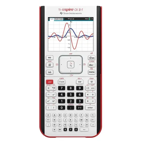 Texas Instruments TI‑Nspire CX II‑T Graphing Calculator Color Display Rechargeable Battery 2