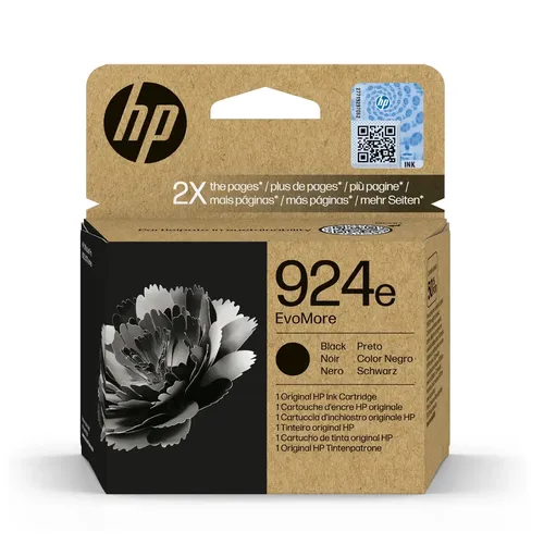 HP 924e EvoMore Black Original Ink Cartridge 0