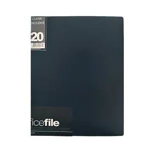 HK Clear Holder 20 Pocket HK20P - Black 0