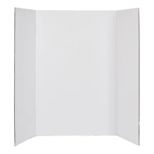Inkind Tri-Fold Corrugated Presentation Board (36 x 48 Inch) White 2